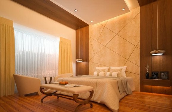 Rustic Wooden Kitchen with Open Shelves